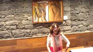 Marina's Paintings at Steakhouse Village, Montreal